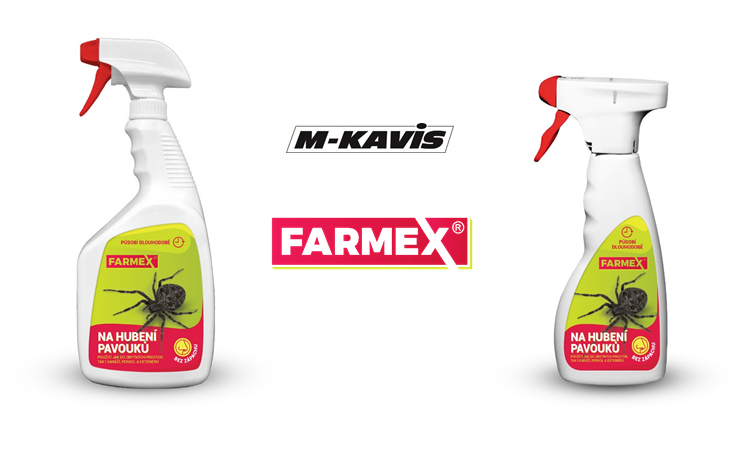 Uvádíme na trh nový produkt řady FARMEX - prostředek Na hubení pavouků!