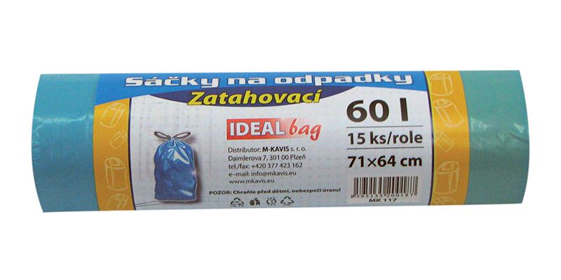 Zatahovací pytel 60l