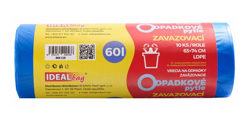 Zavazovací pytel 60l