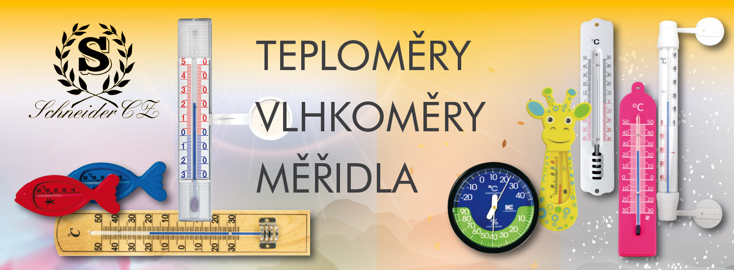 TEPLOMĚRY • VLHKOMĚRY